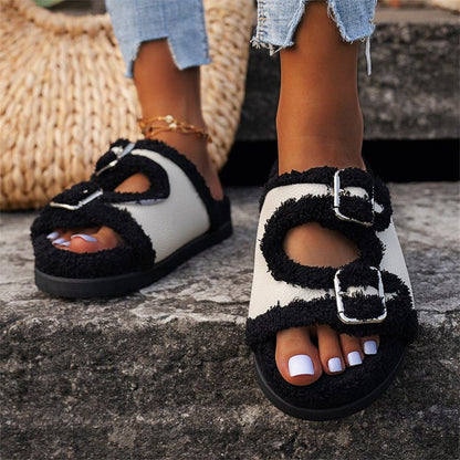 Ortho Welt Thick Wool Winter Slippers - Unique Comfort