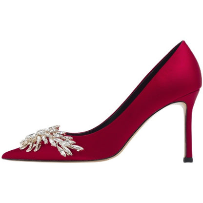 Ortho Welt Unique Red High Heel Wedding Shoes