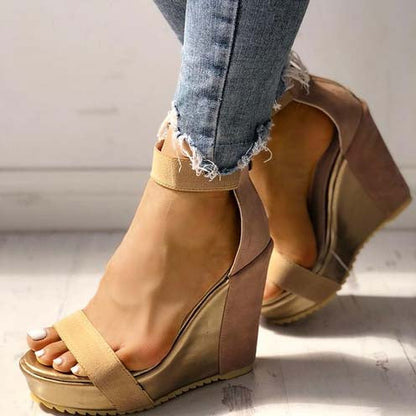 Ortho Welt Damen Keilsandalen – Orthopädische Doppelriemen