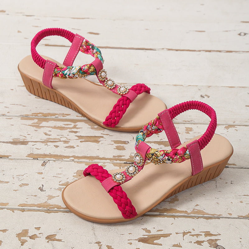 Ortho Welt Bohemian Braided Sandals  - Unique And Elegant