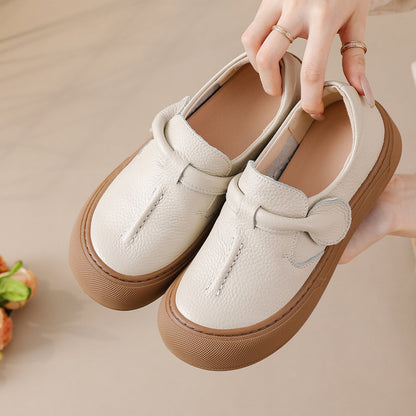 Ortho Welt Soft Leather Mother'S Shoes - Unique Vintage Comfort