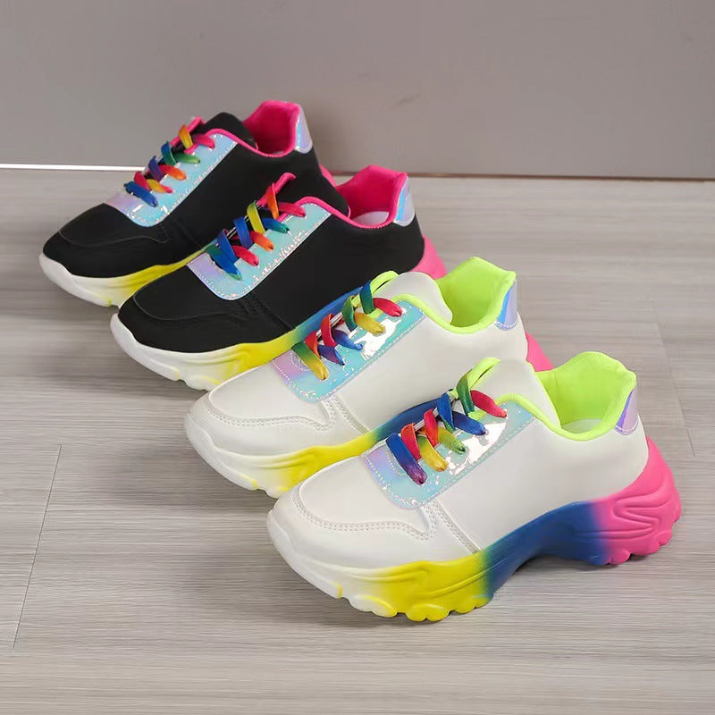 Ortho Welt Rainbow Sports Sneakers - Unique Style And Comfort