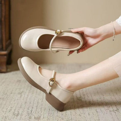 Ortho Welt Mary Jane Flats - Verstellbarer Komfort-Riemen