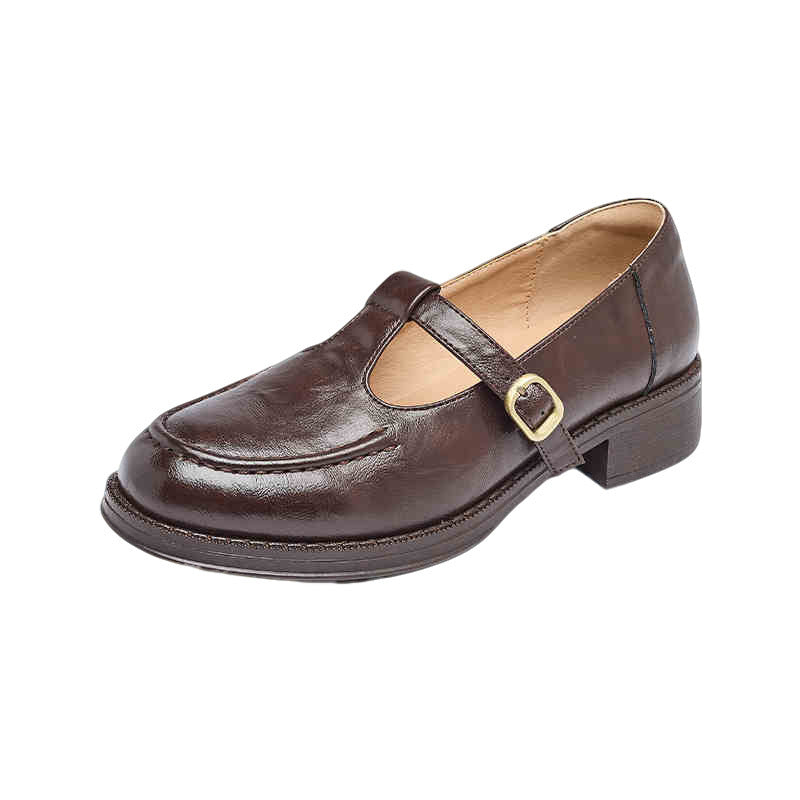 Ortho Welt Damen Orthopedic Lederschuhe – Komfort Flats