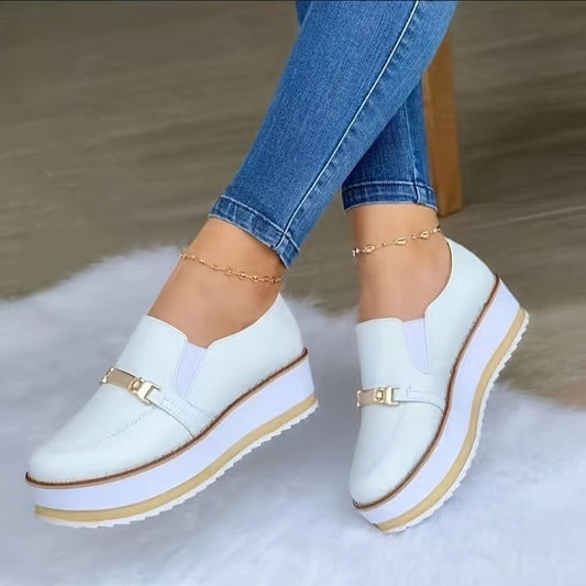 Ortho Welt Muffin Platform Shoes - Casual Elegance