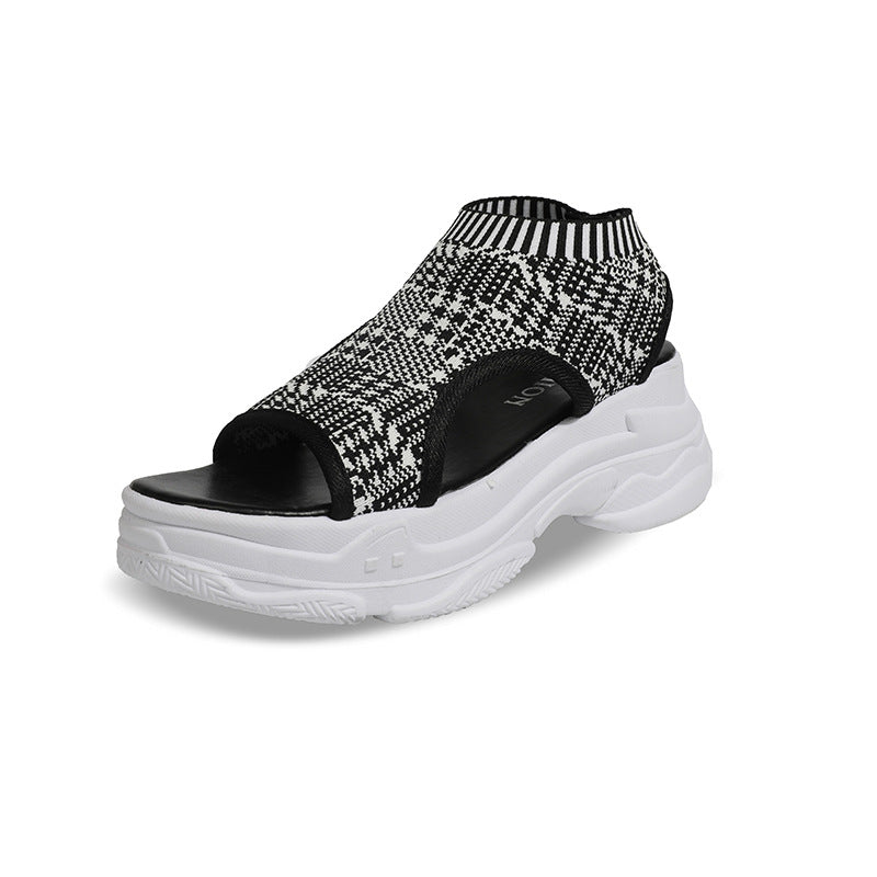 Ortho Welt Woven Fluff Sandals - Comfort And Unique Style