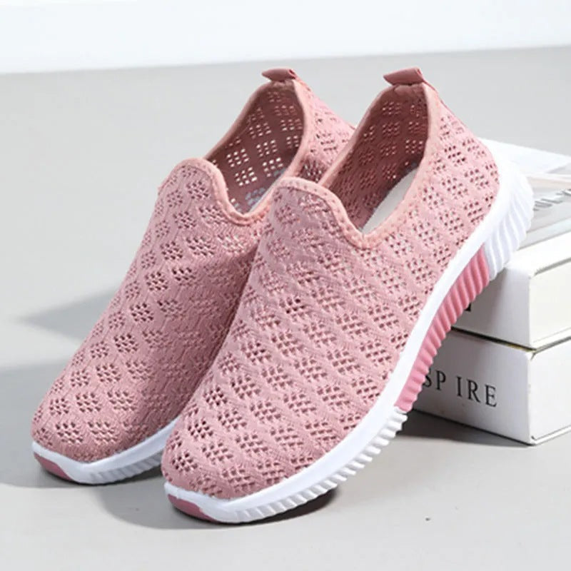Ortho Welt Mesh Flats - Orthopedic Breathable Comfort