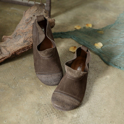 Kaylee | Handgefertigte orthopädische Slipper aus weichem Leder