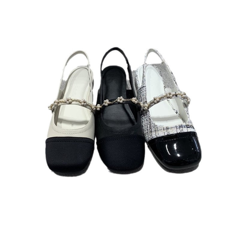 Ortho Welt Orthopedic Flats - Square Toe Elastic Band