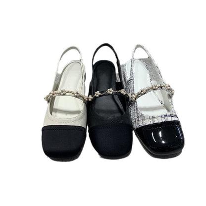 Ortho Welt Orthopedic Flats - Square Toe Elastic Band