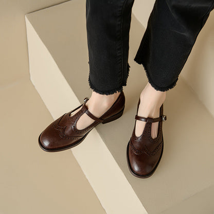 Ortho Welt Mary Jane Schuhe - Orthopedic T-Riemen Komfort