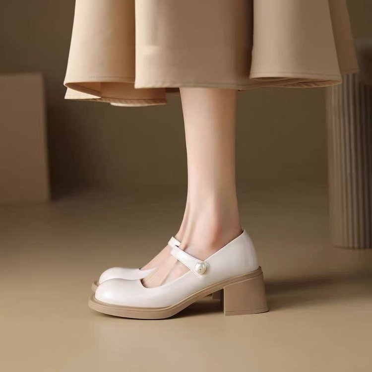 Ortho Welt Mary Jane Lederschuhe - Orthopedic Komfort