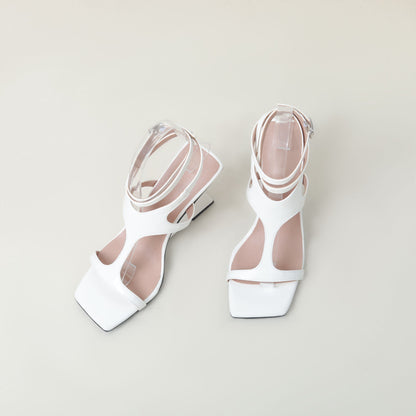 Ortho Welt Sexy And Unique Open-Toe Pumps With Pointed Toes