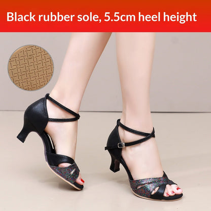 Ortho Welt Synthetic Suede Latin Dance Shoes