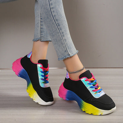 Ortho Welt Rainbow Sports Sneakers - Unique Style And Comfort