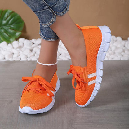 Ortho Welt Lace-Up Mesh Shoes - Comfort And Style