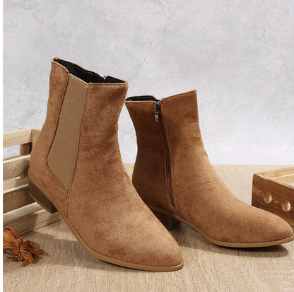 Ortho Welt Wildleder Ankle Boots - Orthopedic Komfort