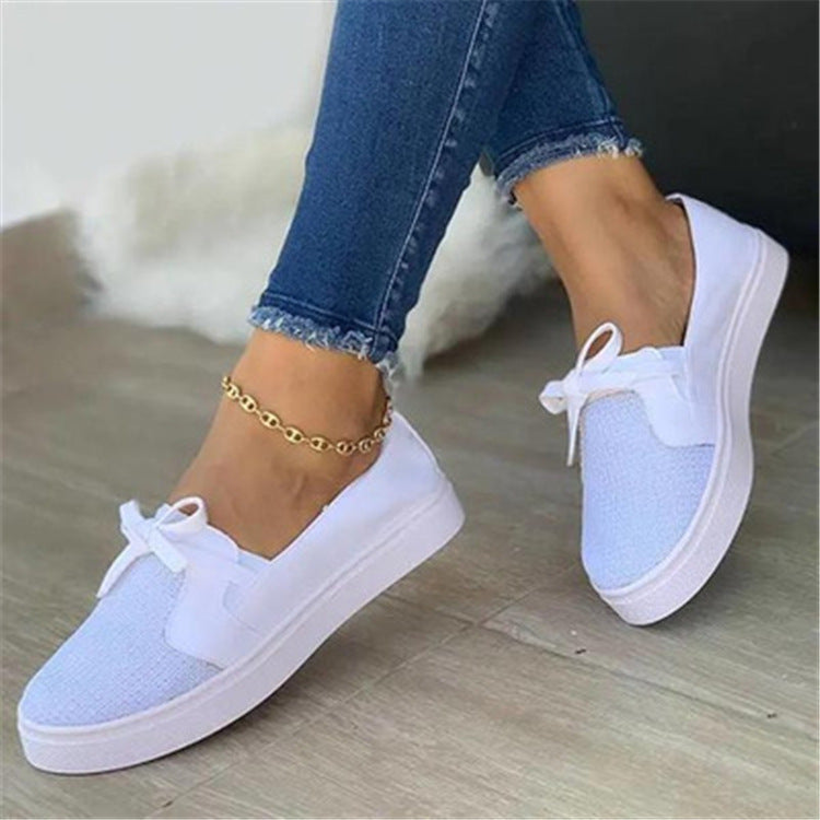 Ortho Welt Flat Canvas Sneakers - Unique Elegance And Comfort