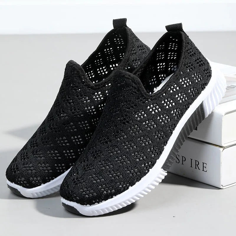 Ortho Welt Mesh Flats - Orthopedic Breathable Comfort