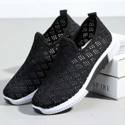 Ortho Welt Mesh Flats - Orthopedic Breathable Comfort