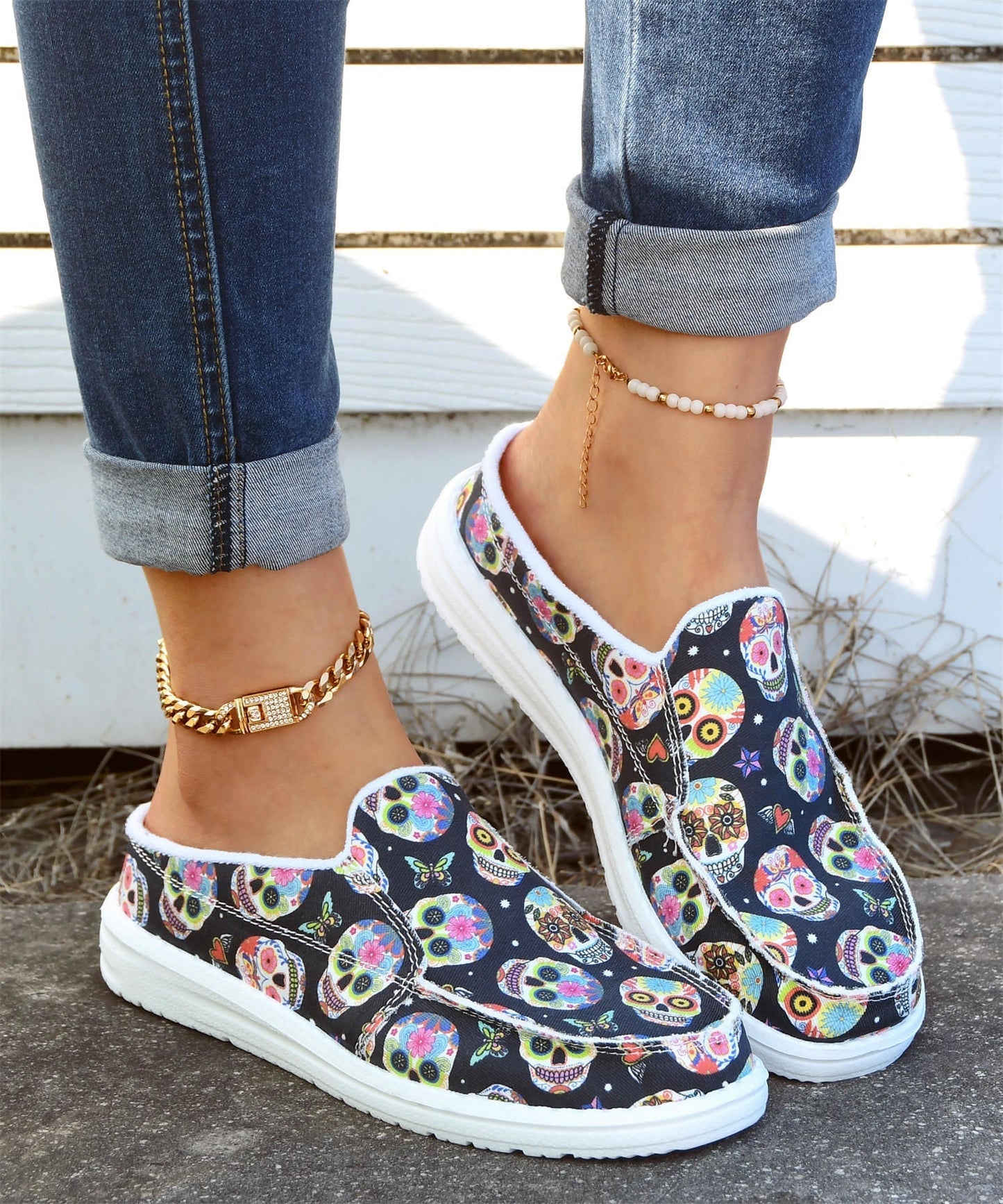 Ortho Welt Trendy Floral Slippers For Spring And Summer