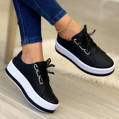 Ortho Welt Flat Sneakers With Ribbon - Unique Style And Comfort
