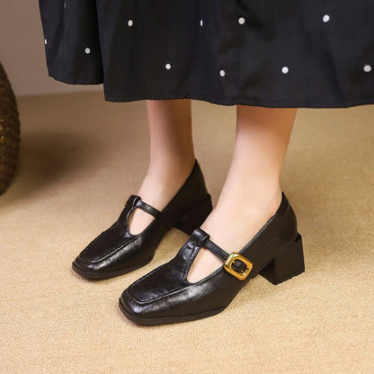 Ortho Welt Mary Jane Schuhe - Orthopedic Blockabsatz