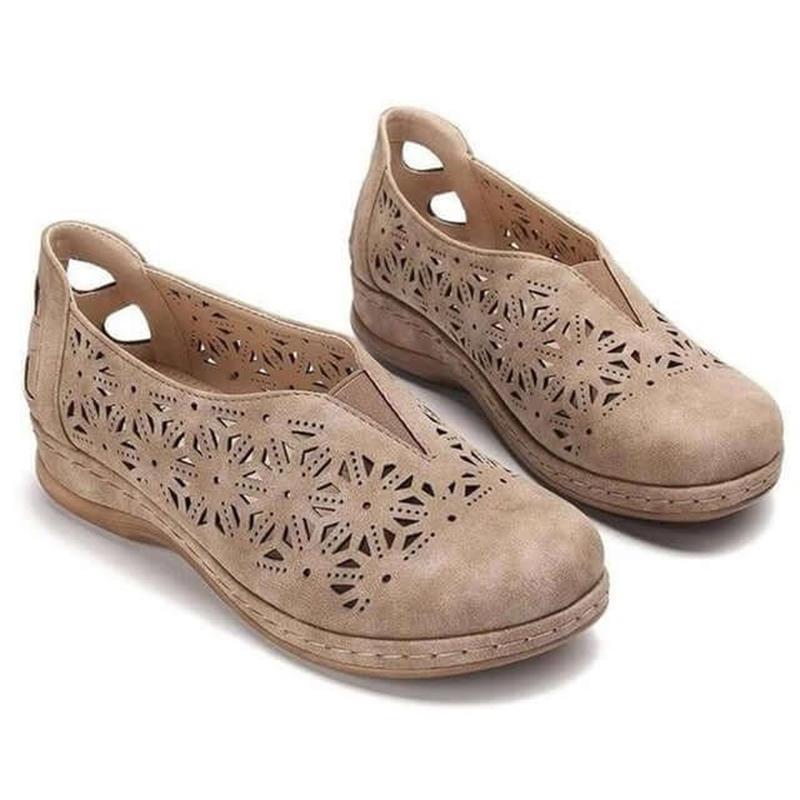 Ortho Welt Damen-Slipper - Orthopedic, Lasercut Design