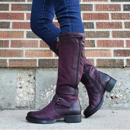 Ortho Welt High Leg Orthopedic Boot - Low Heel Comfort