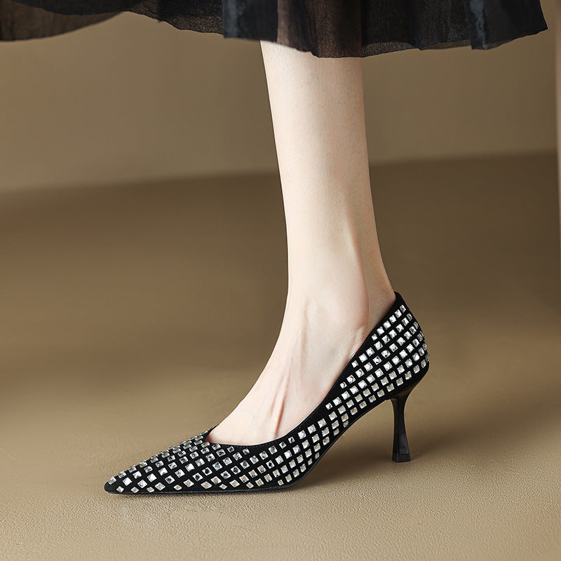 Ortho Welt Strass-Pumps – Orthopedic Elegance Black