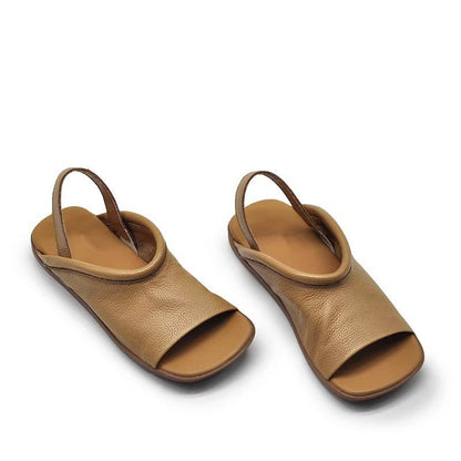 Ortho Welt Soft Leather Roman Sandals For A Unique Style