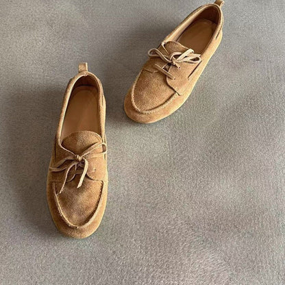 Ortho Welt Retro Sheepskin Leather Pumps - Unique British Style