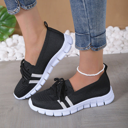 Ortho Welt Lace-Up Mesh Shoes - Comfort And Style