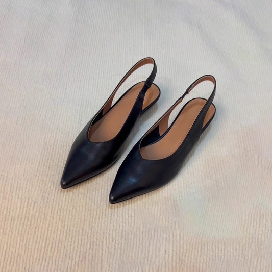 Ortho Welt Retro Pointed Sandals - Unique Elegance And Comfort