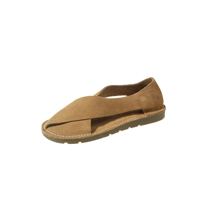 Ortho Welt Round-Toe Roman Sandals - Comfort And Style