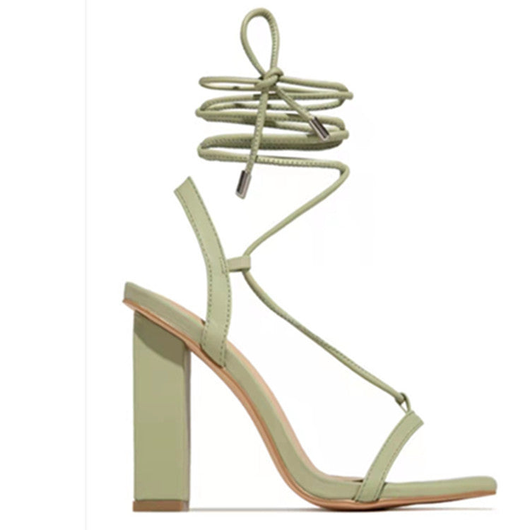 Ortho Welt Square Heel Sandals - Unique Elegance For Parties
