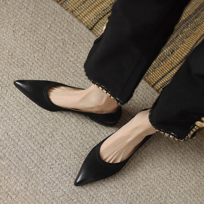 Ortho Welt Orthopedic Low-Cut Pointed Toe Shoes - Comfort