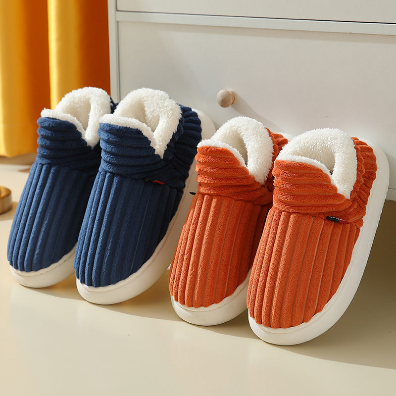 Ortho Welt Cord Slippers - Orthopedic Warm Comfort