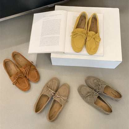 Ortho Welt Retro Low-Top Shoes With Round Toe - Unique Style
