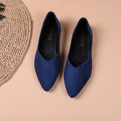 Ortho Welt Pointed Low Toe Shoes In Plus Sizes