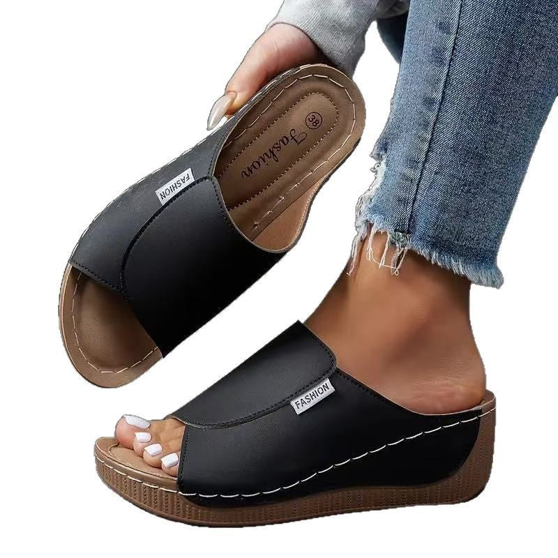 Ortho Welt Damen Hausschuhe - Orthopedic, Dicke Sohle