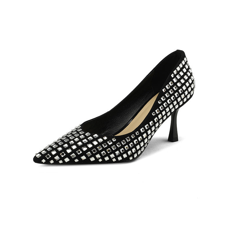 Ortho Welt Strass-Pumps – Orthopedic Elegance Black
