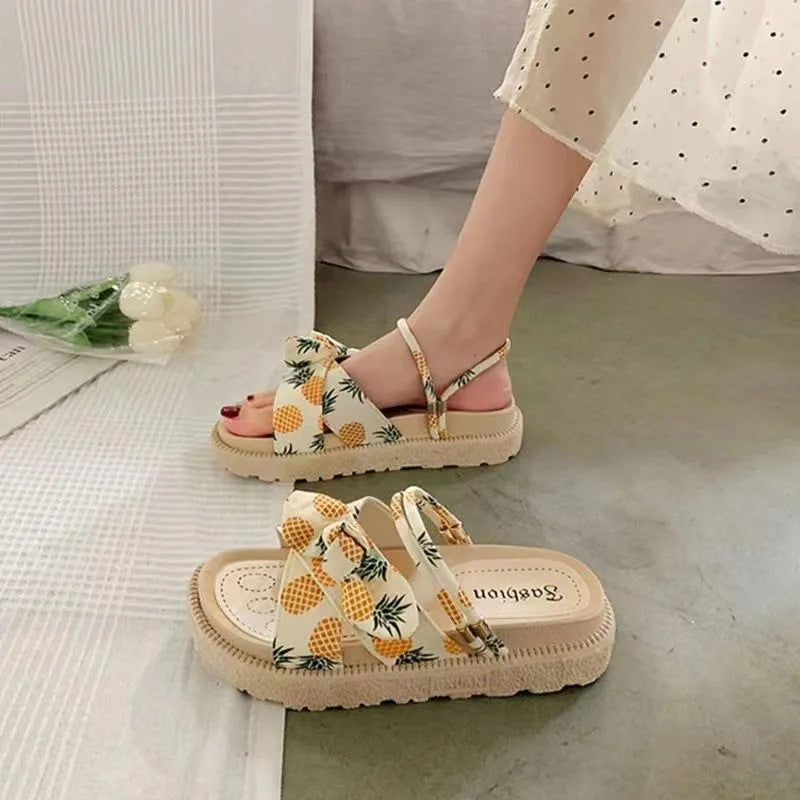 Ortho Welt Two-In-One Flat Sandals - Comfort And Style