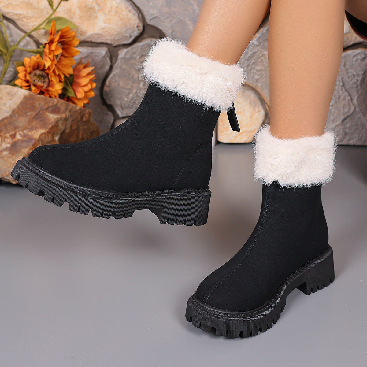 Ortho Welt Orthopedic Winter Boots - Faux Fur Lining