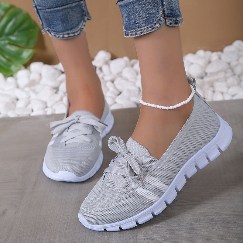 Ortho Welt Lace-Up Mesh Shoes - Comfort And Style