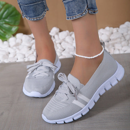 Ortho Welt Lace-Up Mesh Shoes - Comfort And Style