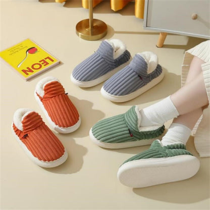 Ortho Welt Cord Slippers - Orthopedic Warm Comfort
