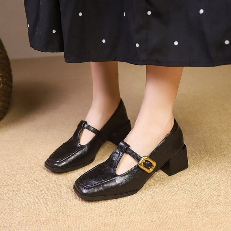 Ortho Welt Mary Jane Schuhe - Orthopedic Blockabsatz