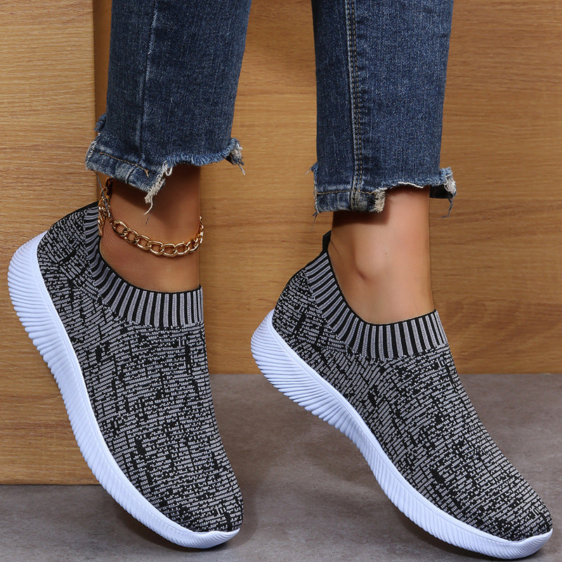 Ortho Welt Stripe Knit Shoes: Unique And Comfortable For Everyone