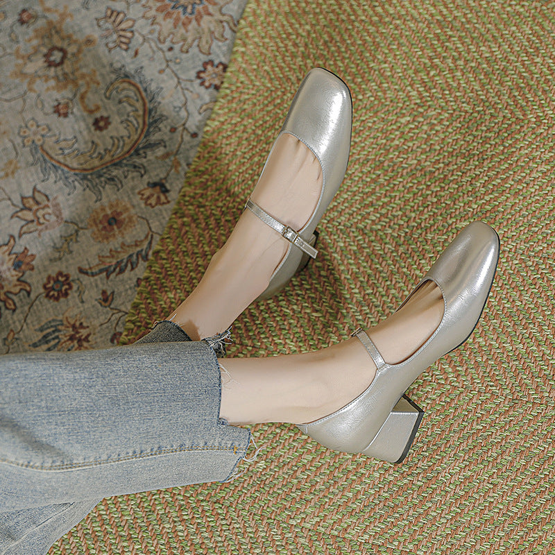 Ortho Welt Mary Jane Schuhe - Orthopedic Lackleder Komfort